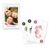 Custom Photo-Printed Sea Creatures 'Go Fish' Playing Cards for Kids - Snapshot