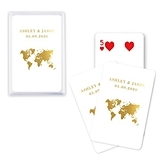 Unique Custom Playing Cards with Wanderlust Travel Design (3 Colors)