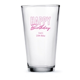 Weddingstar Personalized 16oz Pint Glass (Birthday Designs)