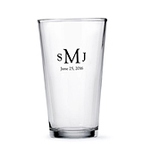 Weddingstar Personalized Pint Glass - Printed (Numerous Designs)