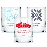 Weddingstar Personalized Votive Holder/Short Shot Glass (Holiday Designs)