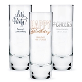 Weddingstar Personalized 2.5oz Tall Shot Glass (Birthday Designs)