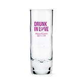 Weddingstar Personalized "Drunk in Love" Tall Shot Glass