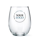 'Make it Your Own' Logo/Design Custom-Printed 9oz Stemless Wine Glass