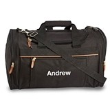 Weddingstar Personalizable Weekender Bag with Metal Hardware (2 Colors)