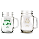 Weddingstar Personalized Mason Jar Mug (Birthday Designs) (2 Sizes)