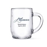 Weddingstar Personalized 10 oz. Glass Mug - Printed (Numerous Designs)