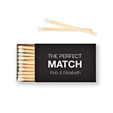 Weddingstar Custom Matchbox Wedding Favors - Perfect Match (Set of 50)