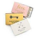 Personalized Foil-Stamped Matchbox (13 Designs)(17 Colors)(Set of 50)