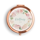 Weddingstar Garden Party Design Personalized Compact Mirror (3 Colors)