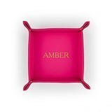 Vegan Leather Jewelry Tray with Custom Emboss (3 Colors)