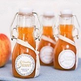 Personalizable Mini Swing-Top 2 1/2 oz Glass Bottles (Set of 6)