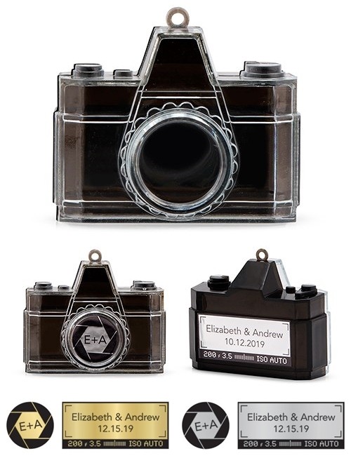 Weddingstar Personalizable Novelty Camera Party Favor Boxes (Set of 2)