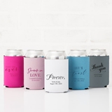 Custom Neoprene-Foam Beer Can Party Koozies (Trendy Sayings Designs)