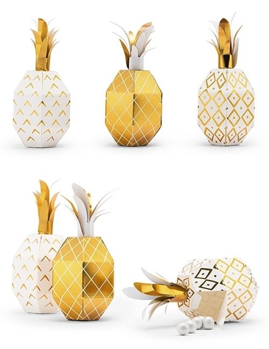 Glitter Pineapple Table Confetti Tropical Beach Party Decor Gift Bag Filler