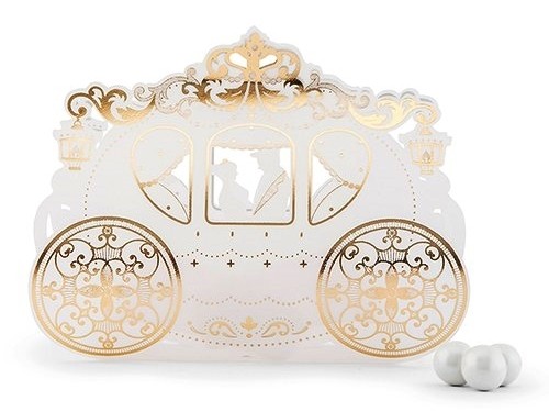 Weddingstar Cinderella Wedding Carriage Favor Boxes (Set of 10)