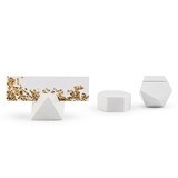 Weddingstar White Geometric Place Card Holders (Assorted Set of 6)