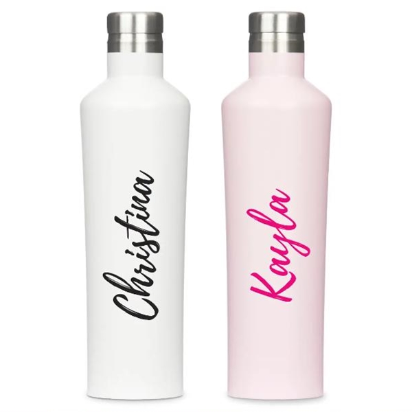 Personalized 17oz Silhouette Water Bottle with Script Calligraphy Name