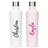 Personalized 17oz Silhouette Water Bottle with Script Calligraphy Name