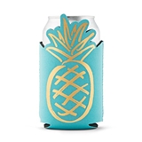 Pineapple-Shaped "Aloha Beaches" Neoprene-Foam Party Koozie