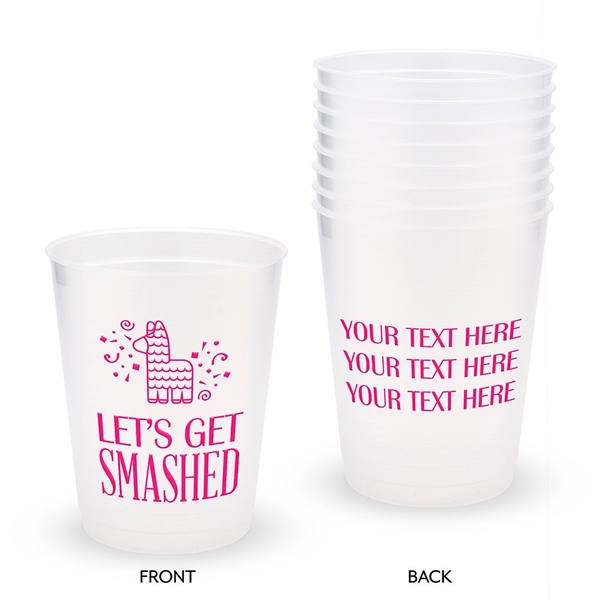 Personalized Frosted Plastic Cups