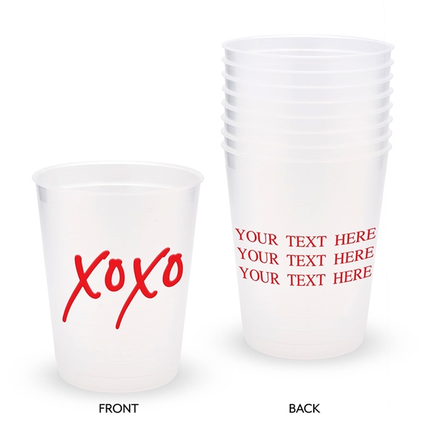 Customized 16 oz. Frosted Plastic Cup