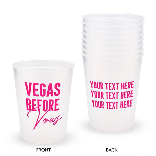 Personalized Las Vegas Sign Tumbler Laser Engraved Front & 