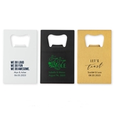 Personalized Metal Credit Card Bottle Opener (3 Colors) (Trendy Sayings Designs)