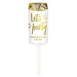 Weddingstar Personalized Push-Up Confetti Popper - Let's Party