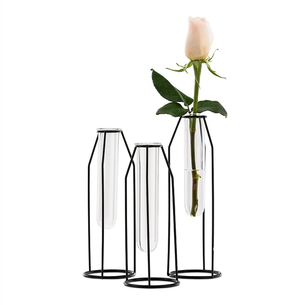 Weddingstar Geometric Tiered Test Tube Flower Vases (Set of 3)