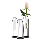 Weddingstar Geometric Tiered Test Tube Flower Vases (Set of 3)