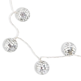 Decorative LED String of 10 Lights Inside Disco Mirror Balls