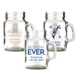 Weddingstar Personalized Mini Mason Jar Shot Glass (Numerous Designs)