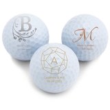 Weddingstar Personalized Golf Ball Wedding Favors (Monogram Designs)