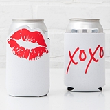 Weddingstar "XOXO" Red Lips Design Neoprene Drink Holder