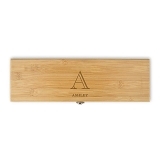 Custom Engraved Wooden Wine Gift Box with Accessories Set - Deco Monogram