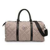 Weddingstar Personalizable Mauve Quilted-Exterior Weekender Travel Bag