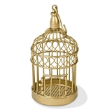 Weddingstar Small Gold Round Birdcage Decoration