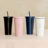 Personalized Vertical Contemporary Stainless-Steel Insulated Tumbler