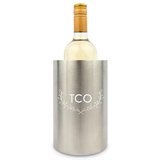 Personalized Double-Wall Insulated Wine Bottle Cooler - Woodland Monogram