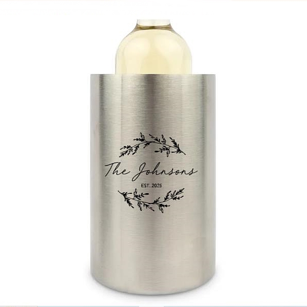 Personalized Signature Script Design Insulated Wine Bottle Cooler