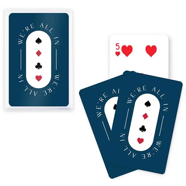 "We're All In" Design Deck of Printed Playing Cards