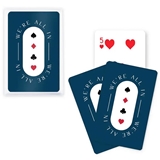 "We're All In" Design Deck of Printed Playing Cards