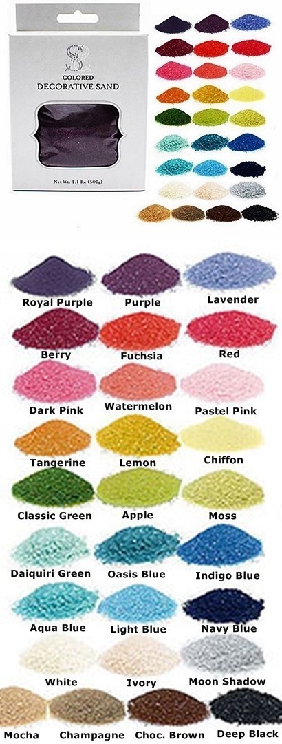 Weddingstar Crystalline Quartz Colored Unity Ceremony Sand