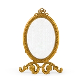 Weddingstar Gold-Colored-Metal Small Oval Baroque Frame