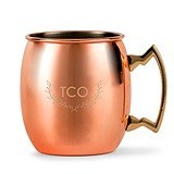 Weddingstar Moscow Mule Mug - Woodland Monogram Etching