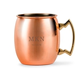 Weddingstar Personalized Moscow Mule Mug with Classic Initials & Date