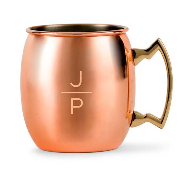 Weddingstar Moscow Mule Mug - Stacked Monogram Etching