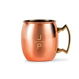 Weddingstar Moscow Mule Mug - Stacked Monogram Etching