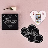 Weddingstar "Two of a Kind" Heart-Shaped Playing Cards